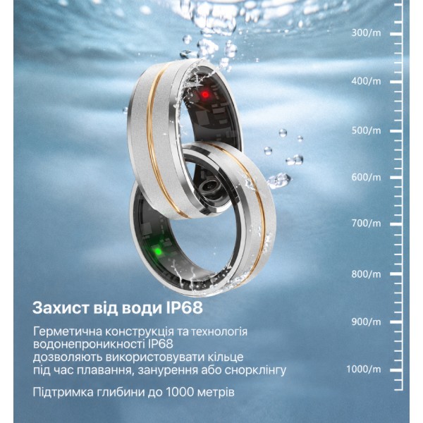 Фото - Смарт - кільце INSPIRE HSR01 middle of gold Розмір 10